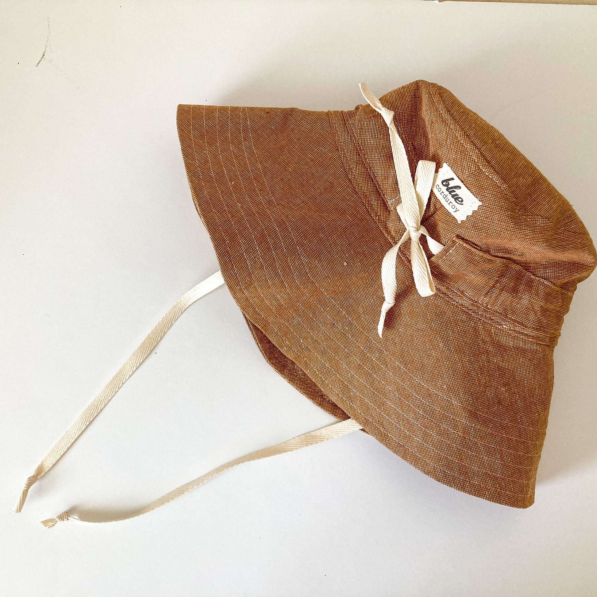 Chin Straps add-on for Adult Sun Hats – Blue Corduroy